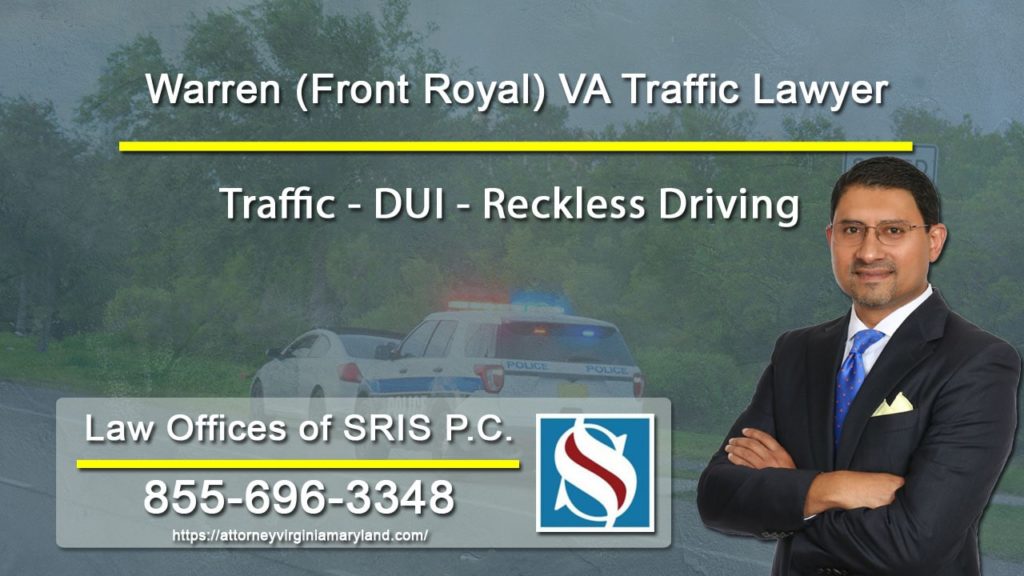 Warren (Front Royal) VA Reckless Driving Lawyer